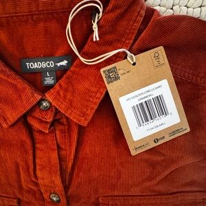 Toad&Co Brown Button Down Shirt